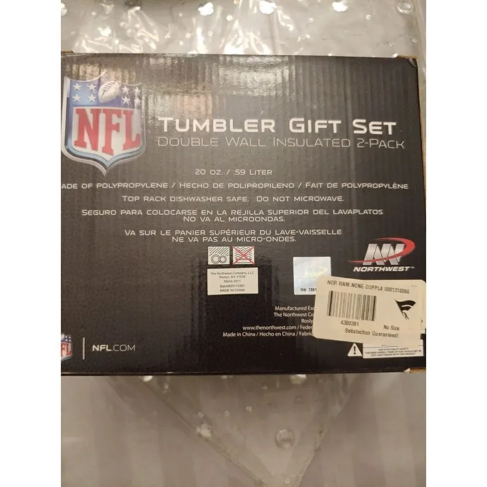 St. Louis Rams 2011 Game Day 20 oz. Tumbler Set